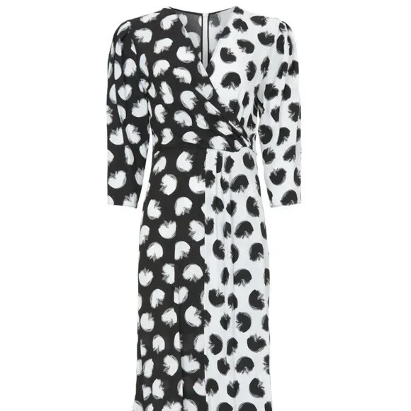 BOSS Danotta Palm Wrap Dress, US 4 - Picture 3 of 14